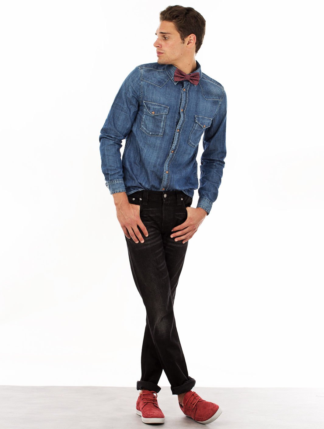 NUDIE Men's Jeans Grim Tim Black