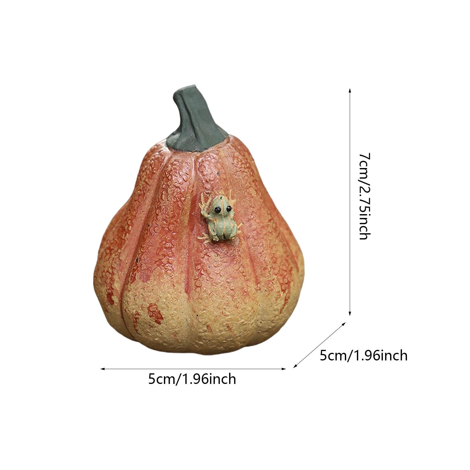 カエル彫刻 木製カボチャ型容器