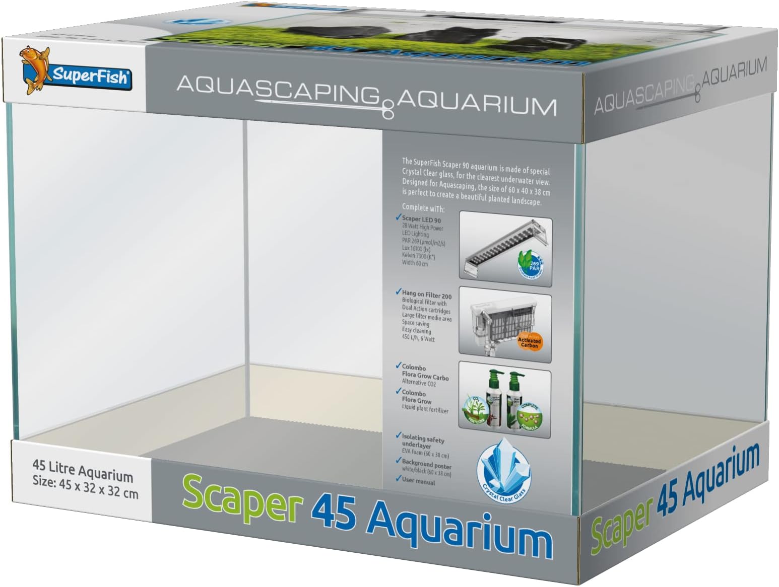sera Hardscape Scaper Cube South America für 48 bis 80 Liter Aquarium