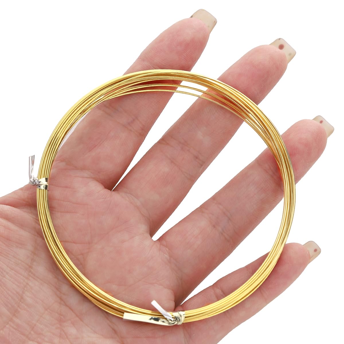 14K Gold Plated Wire 0.7mm 5 Meters Bead Cord for Bracelet Necklace Charm Beading Jewelry Making Findings - Image 3