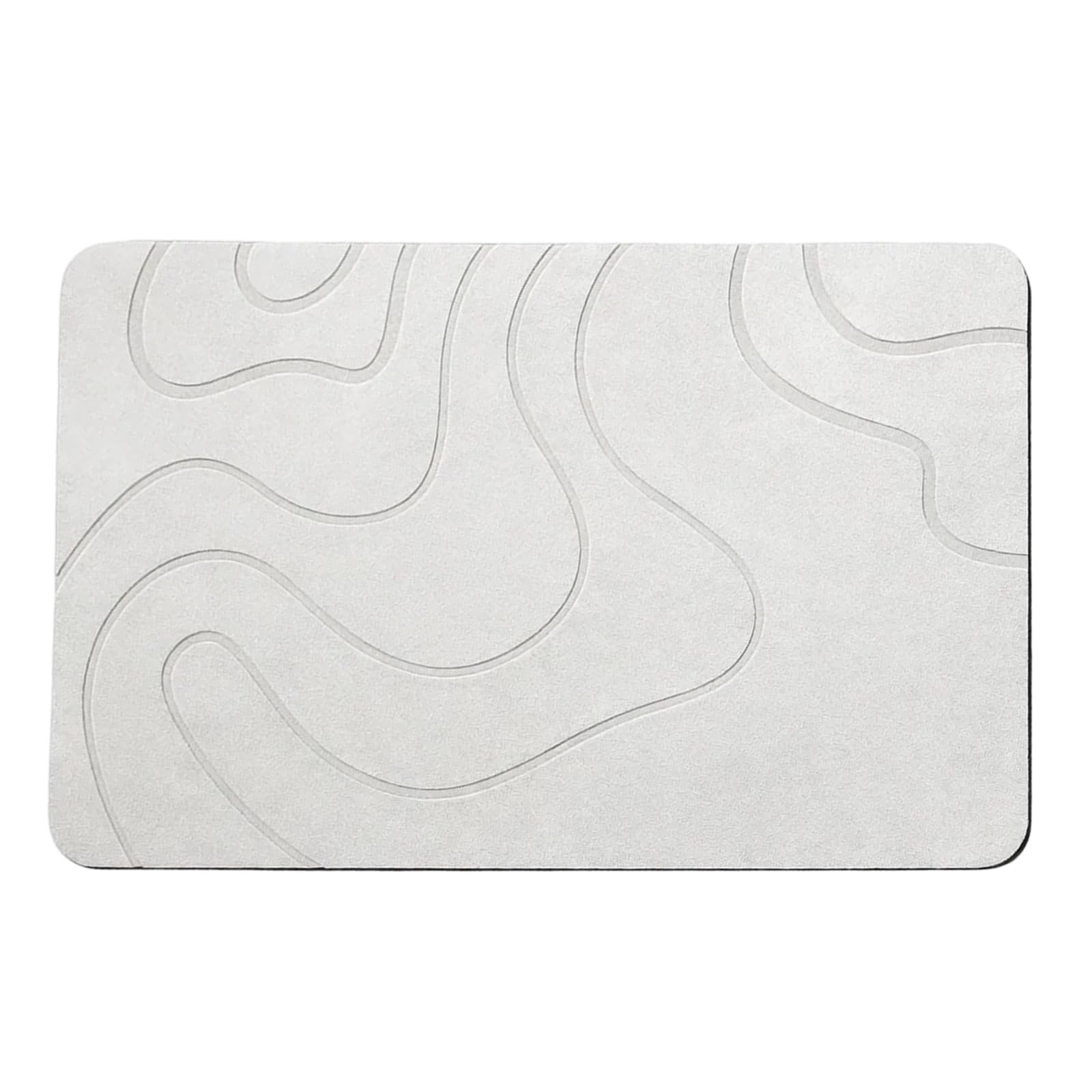 Stone Mat, Stone Mat for Bathroom, Stone Bath Mat: Diatomaceous Earth Shower Mat Non-Slip Absorbent Stone Mats for Bathroom Floor, Quick-Dry Stone Bath Mat Easy to Clean-image-5