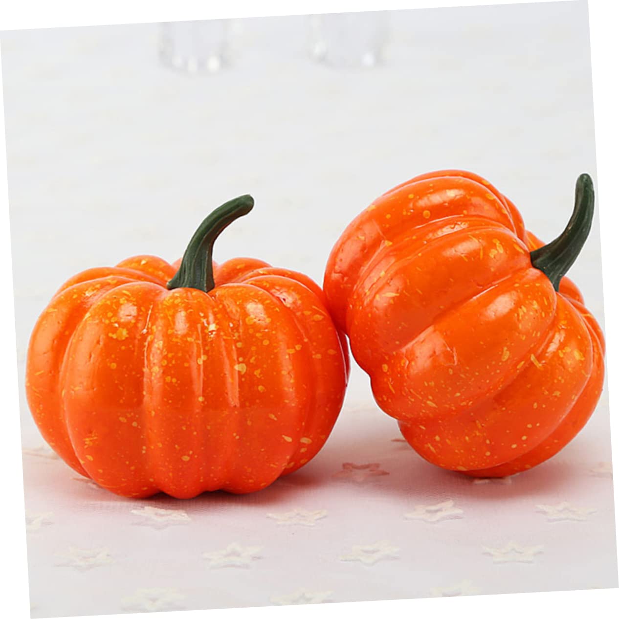 Alipis 24 STK Simuliertes Gemüse Kürbis-Requisite Für Zu Hause Schaum Kürbis Orange Küchenverzierung Gefälschter Kleiner Schaufenster-Ornament Fotoschmuck Harz