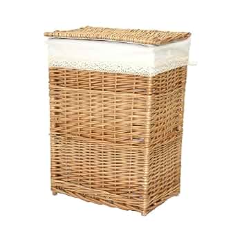 台つき籠 Amazon.co.jp: フタ 付き かご 収納 バスケット (レース) 縦長