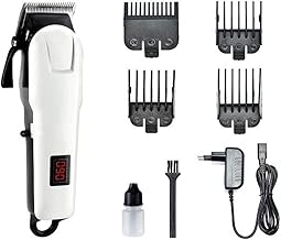 EndZone Professional Hair Clipper Design Perfect Shaver And Haircut Rechargeable Beard And Moustaches Hair Machine And Trimming With Cord And Without Cordless Use for Men (White)