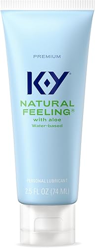 Miniatura 14 de K-Y Sensación natural con aloe, lubricante a base de agua para sexo, juguete sexual y lubricante anal, lubricante personal no pegajoso, apto para