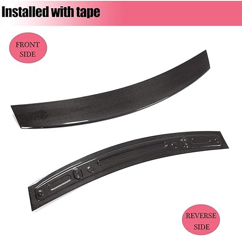 Miniatura 5 de MCARCAR Kit alerón trasero para maletero para Mercedes Benz AMG GT Coupe 2015-2019 de salida de fábrica de fibra de carbono trasera de la tapa del