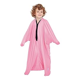 SANHO Dynamic Movement Sensory Sock Body Sock, Medium,6-9 Years Old, 47\'\'H X 27\'\'W, Good for Height:41-51,Pink