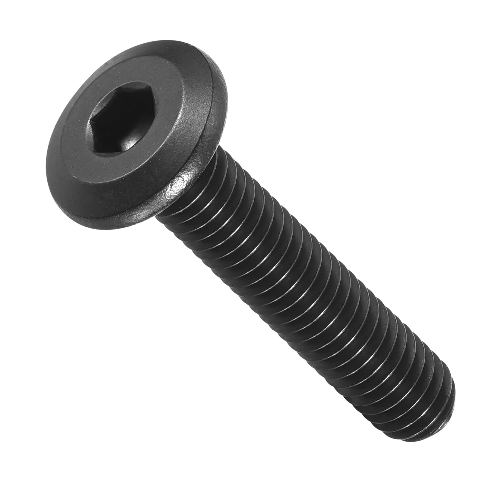 METALLIXITY Flat Head Hex Socket Cap Screws Bolts(M6-1x30) 10Pcs, 304 Stainless Steel Hex Socket Furniture Bolts Screws