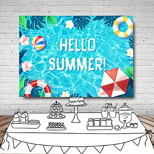 Fondo Fotográfico Tropical Hello Summer 7x5ft miniatura 3