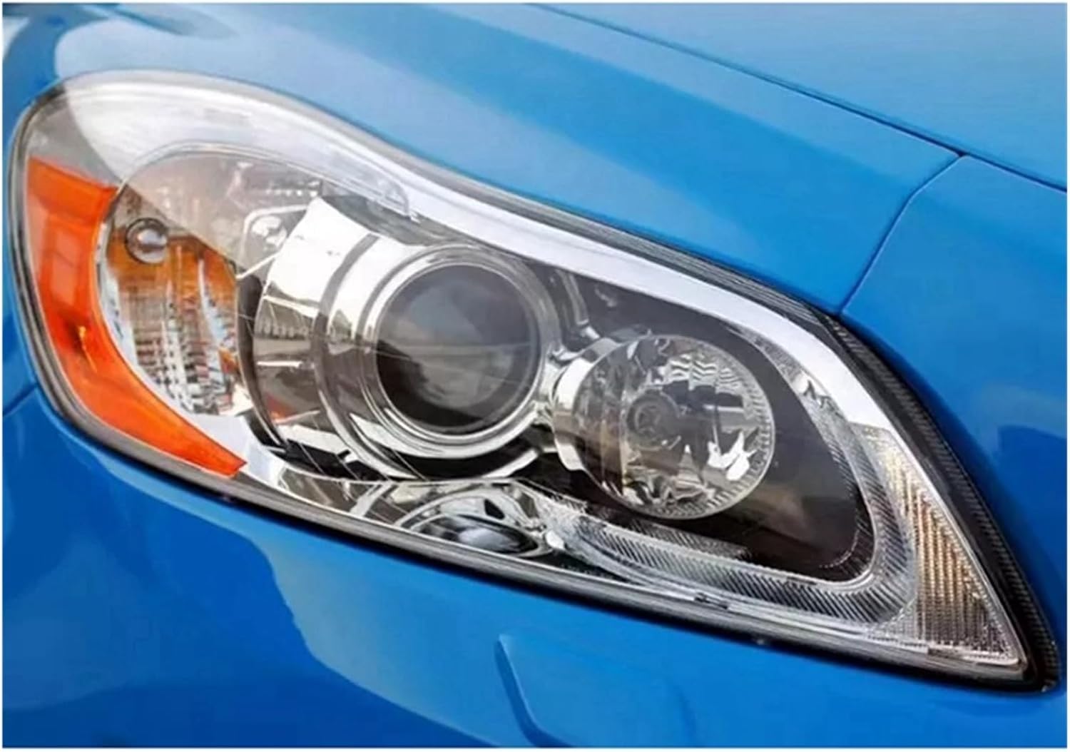 Car Headlight Cover Transparent Headlamp Shell Lens Replace Lampshade Compatible For Volvo C30 2010-2014