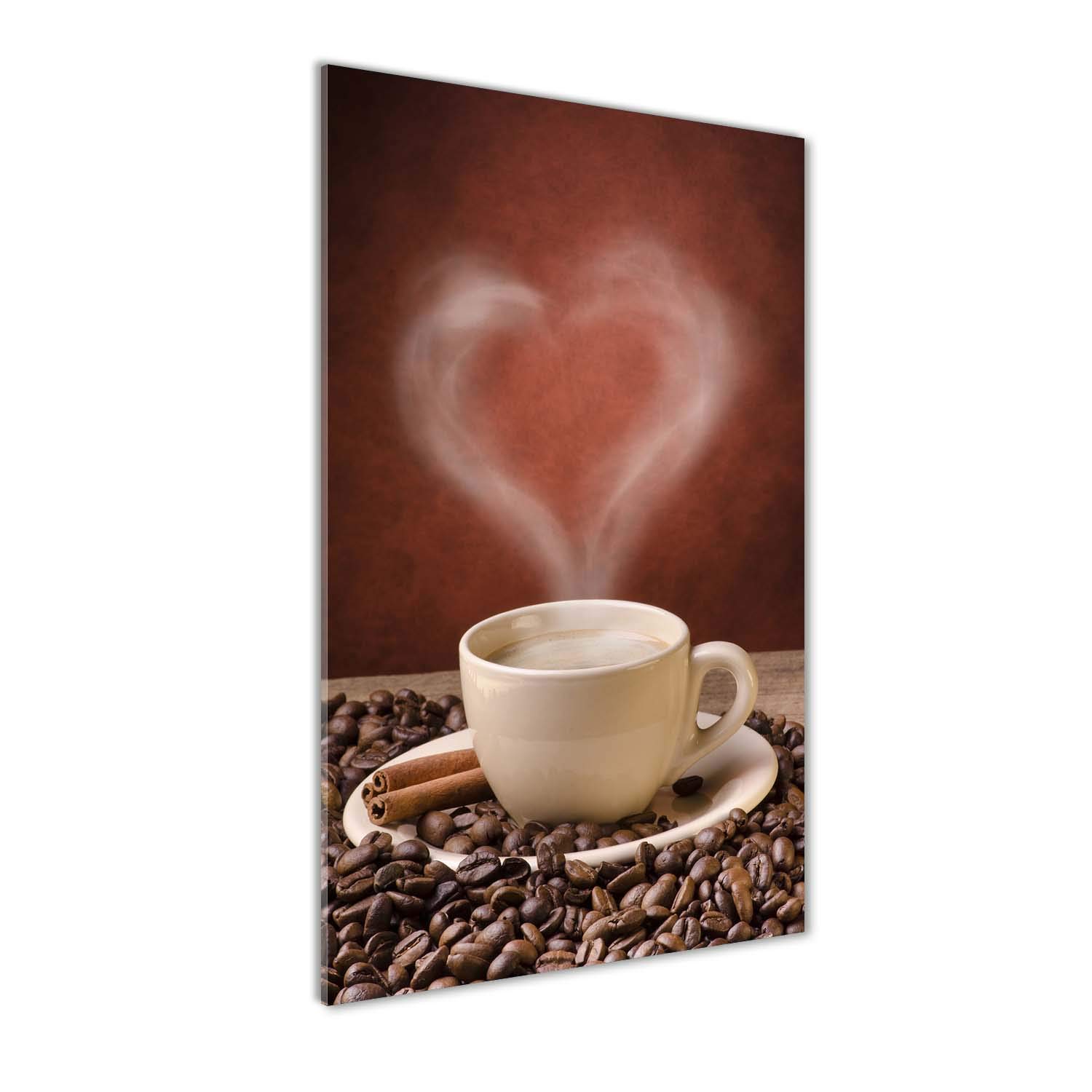 Tableau plexiglas café brun 50x100 cm Tulup pour décoration murale cuisine