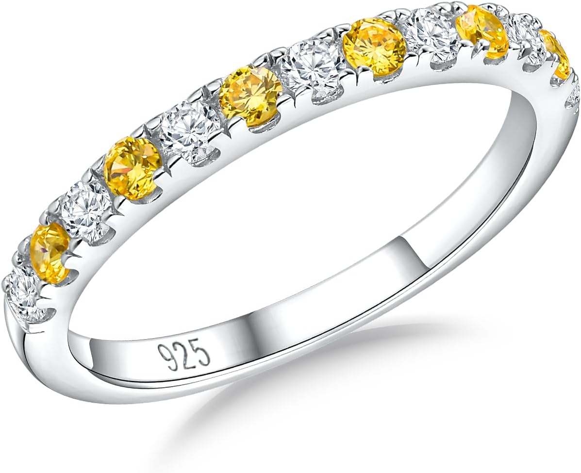 Birthstone Rings Eternity Band 925 Sterling Jamaica Ubuy