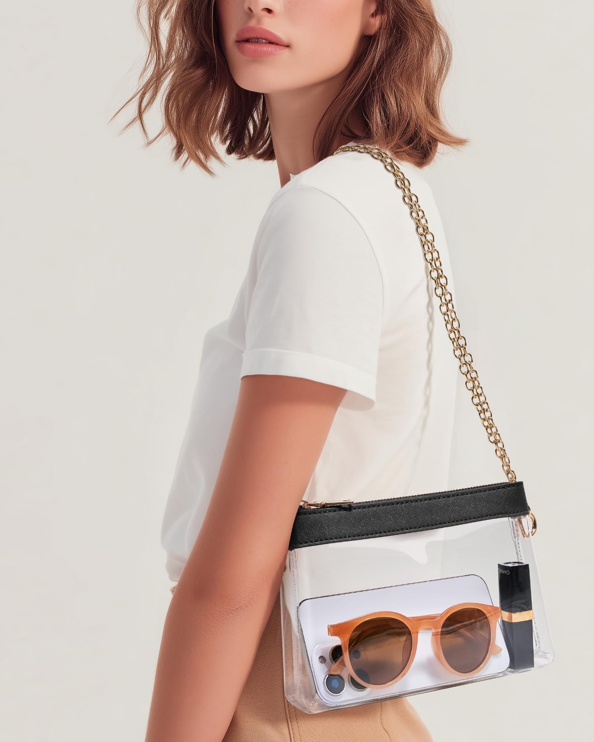 Clear Bag for Stadium Events, Stadium Approved Small Clear Purse for Women, Crossbody Bag for Concerts & Sports - Image 2
