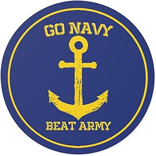 Go US Navy Beat US Army 3" Stickers (Set of 2) Army Navy Game Durable & Weatherproof Vinyl