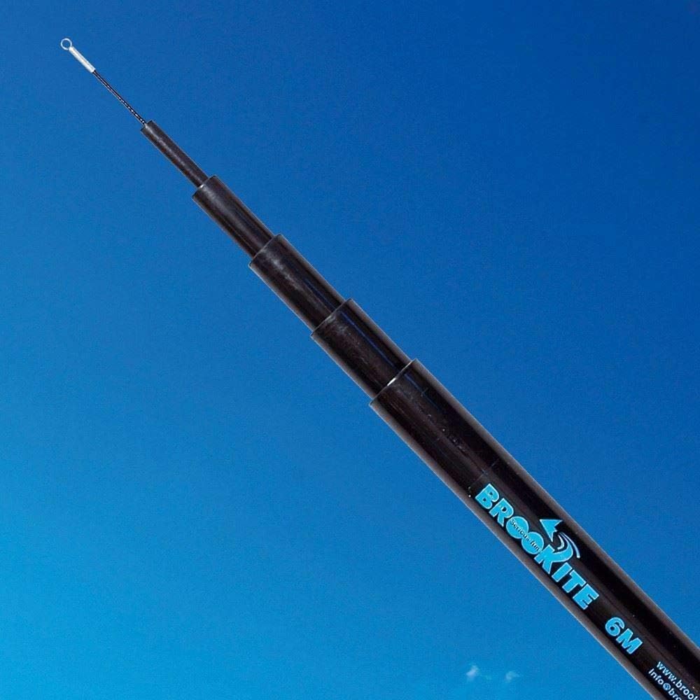 6 M Telescopic Flag pole and Standard Ground Stake, For Festivals Camping Etc