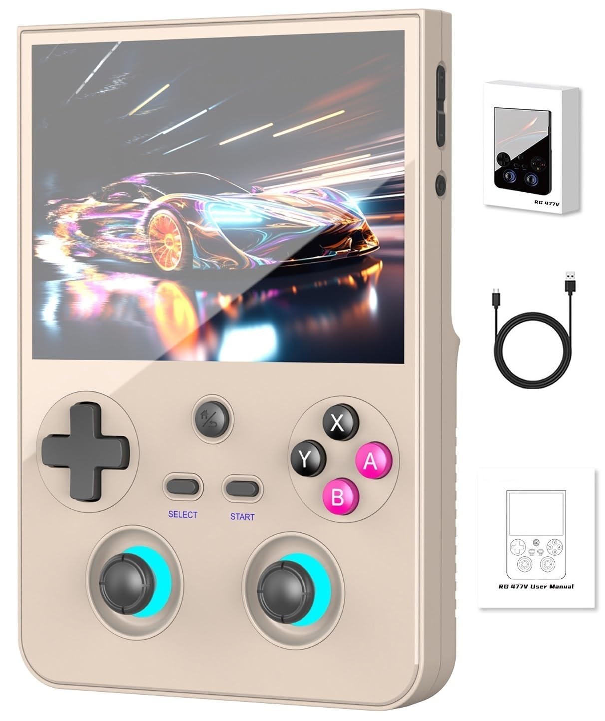 Amazon.com: Anbernic RG477V Retro Handheld Game Console , 4.7 Inch