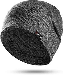 Gorro de caveira quente de inverno de lã - gorro de caveira masculino feminino para corrida, esqui, caminhada