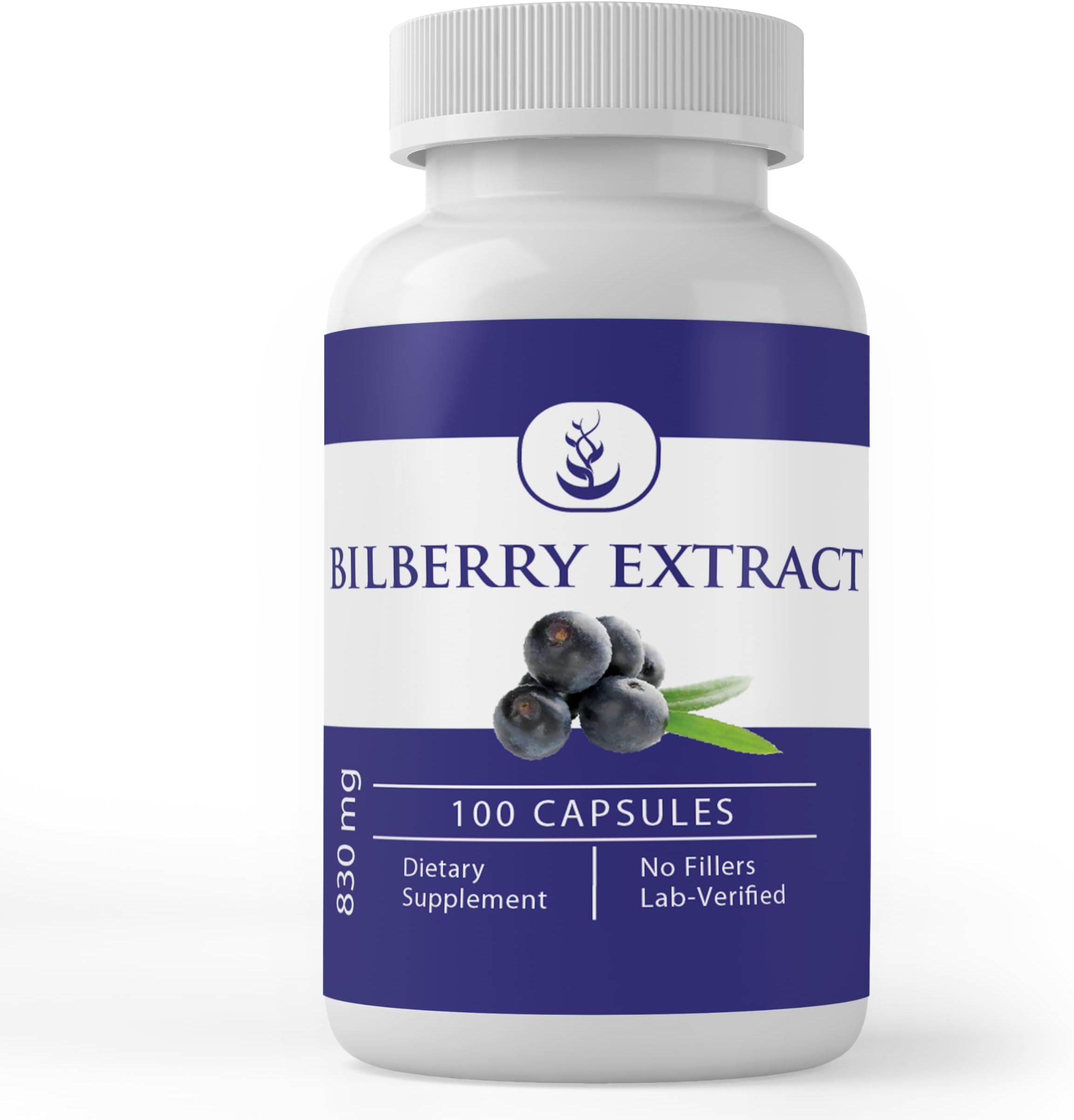 Pure Original Ingredients Bilberry Extract, (100 Capsules) Always Pure, No Additives Or Fillers, Lab Verified