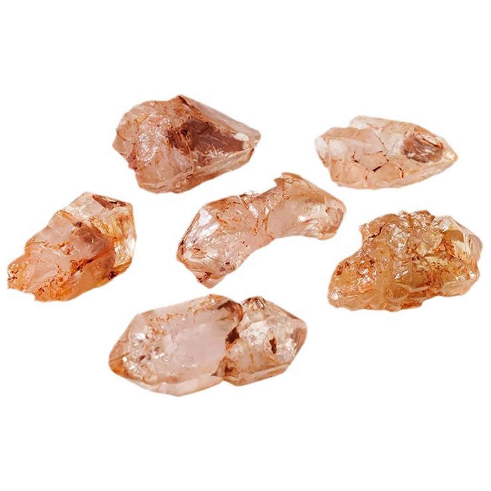 FLYIODFCXV crystal stone, Red Mud Skeleton Crystal Stone for Tumbling, Cabbing, Fountain Rocks, Decoration,Polishing, Wire Wrapping(40~60g)