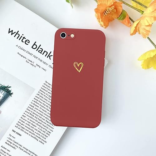 Miniatura 6 de Funda para iPhone SE 20222020, iPhone 8 iPhone 7 para mujeres y niñas, suave y sedosa, funda protectora de silicona a prueba de golpes con bonito