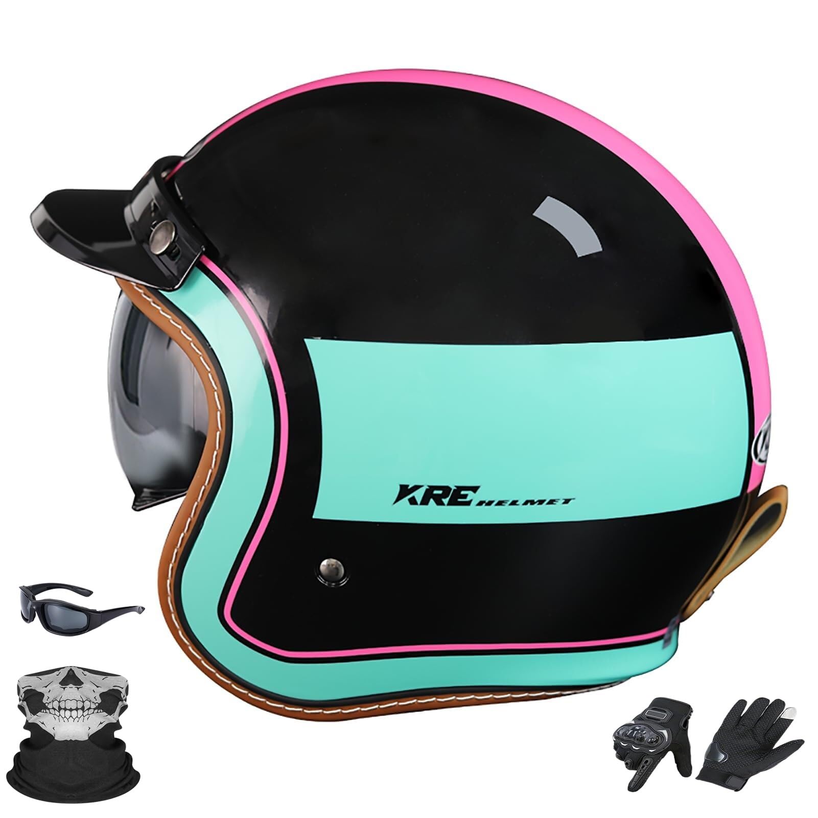 Otwarty Kask 3/4, Heritage Styl