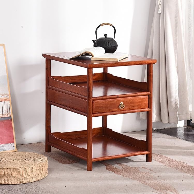 eexbz Sofa Wooden Small Tea Table Small Square Table Chinese Sofa Side Table Living Room Corner Table Balcony Small Tea Table Sofas for Living Room