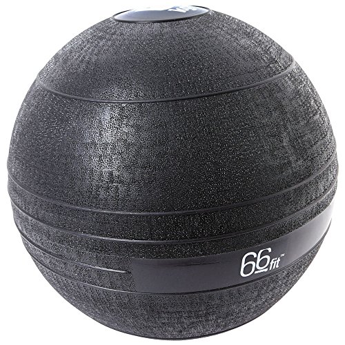 66 Fit Slam Ball-Pelota Negra de 5 kg, Unisex