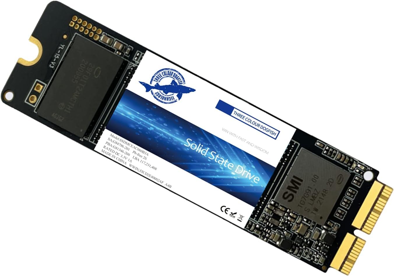 Amazon | Dogfish 2TB SSD MacBookアップグレード用 NVMe PCIe Gen3x4