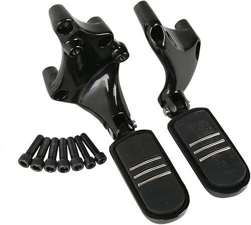 Miniatura 7 de XMT-MTO - Estriberas traseras estilo Streamliner con soportes para H-D forty Eight Iron 883 Seventy Two Sportster 1200 Sportster 883 2014-2020, negro