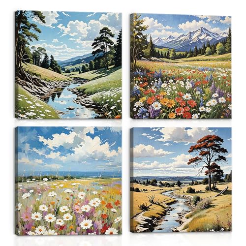 Art mural floral pour salon elegant deco chambre BINCUE