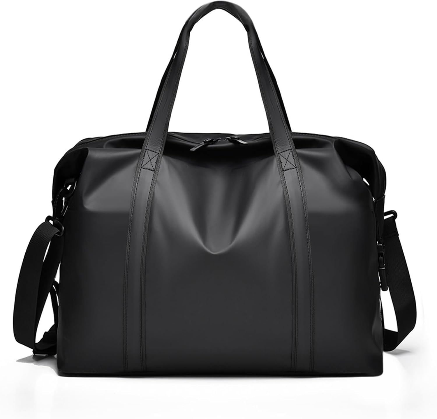 Travel Duffle Bag, for Spirit Airlines Personal Item Bag 18x14x8, PU Leather Carry on Tote Bag with Shoulder Strap, Weekender Bag for Men and Women