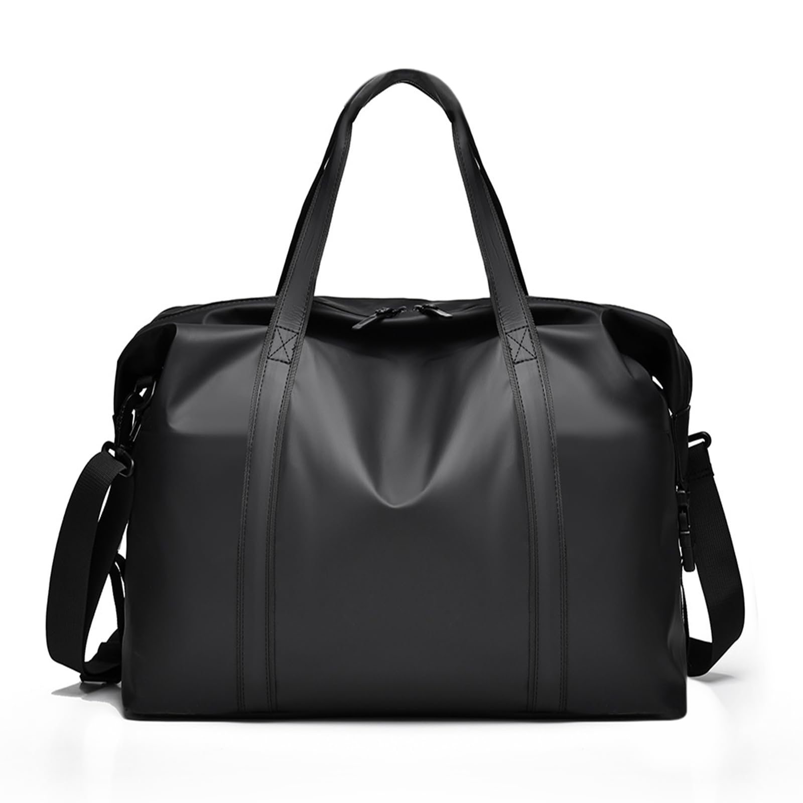 Travel Duffle Bag for Spirit Airlines Personal Item Bag 18x14x8 PU Leather Carry on Tote Bag with Shoulder