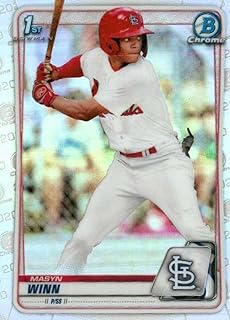 2020 Bowman Chrome Draft Refractor #BD-59 Masyn Winn RC Rookie St. Louis Cardinals MLB Baseball Trading Card