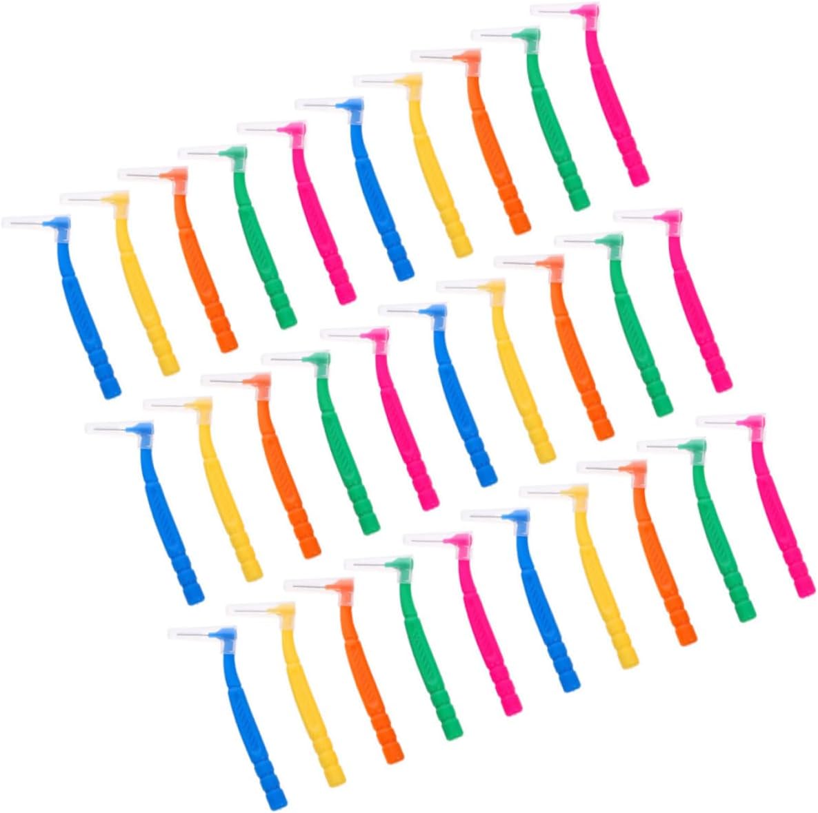 150pcs Interdental Toothbrush for Cleaning Ergonomic Manual Brush for Shaped Design for Home and Travel Use