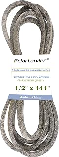 Polarlander Cinto de deque de cortador feito com Kevlar 1/2" x 141" substituição para Cub Cadet/MTD 754-05008 954-05008, Toro 114-0453, John Deere GX20571 GX21833, Toro 119-8820 114-0453, Ariens 07217400