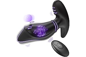 Prostate Vibrating Anal Ball Massager with Remote Control - Ultimate Anal Stimulation...