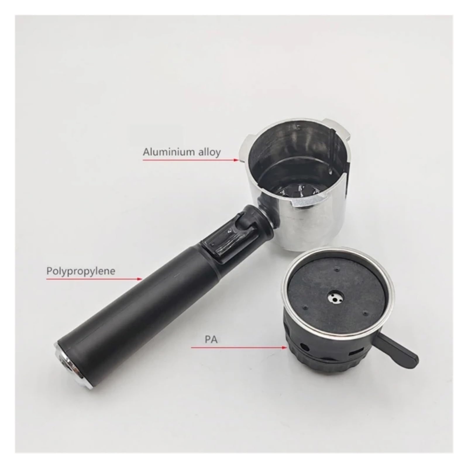 Mango Ergonómico For Cápsulas De Café, 51mm, Adecuado For Máquinas De Café
