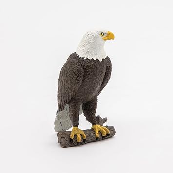 Papo - Realistic Bald Eagle Figure - Ages 3+ Wild Life Collection - Educational Play Birds Of Prey - Gift Idea Toy for Girls and Boys