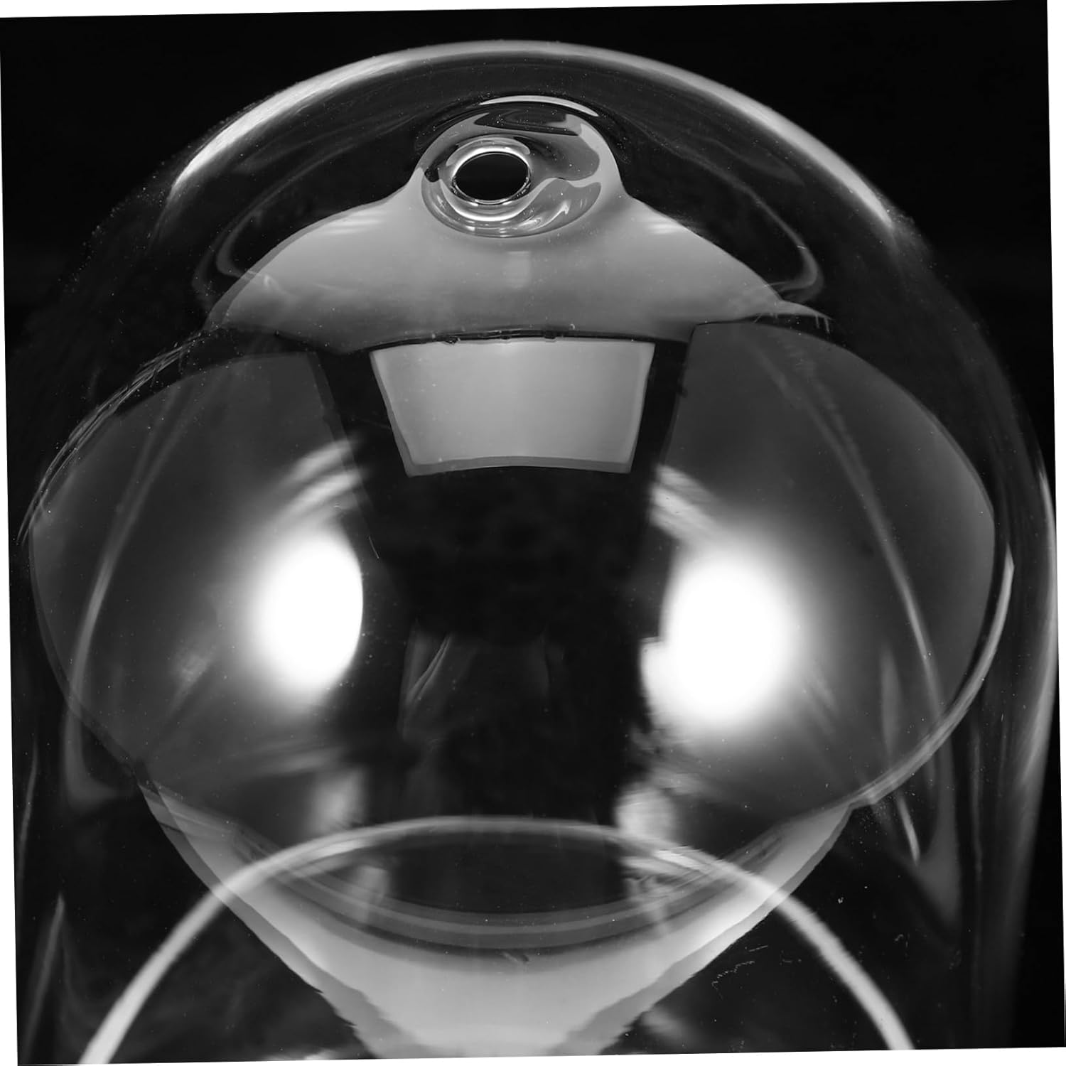 2pcs Micro Landscape Ecological Glass Bottle with Hole for DIY Decoration High Borosilicate Moss Bottle for Home and Office Decor Terrarium Holder