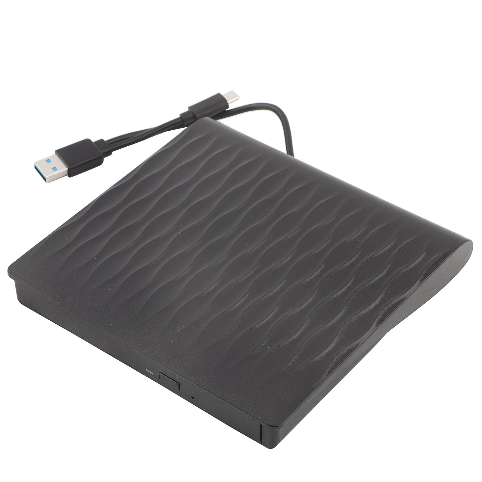 Portable USB 3.0 External Optical Drive Textured Exterior Design Lightweight CD DVD Burner for Desktop Notebook Laptop-image-16