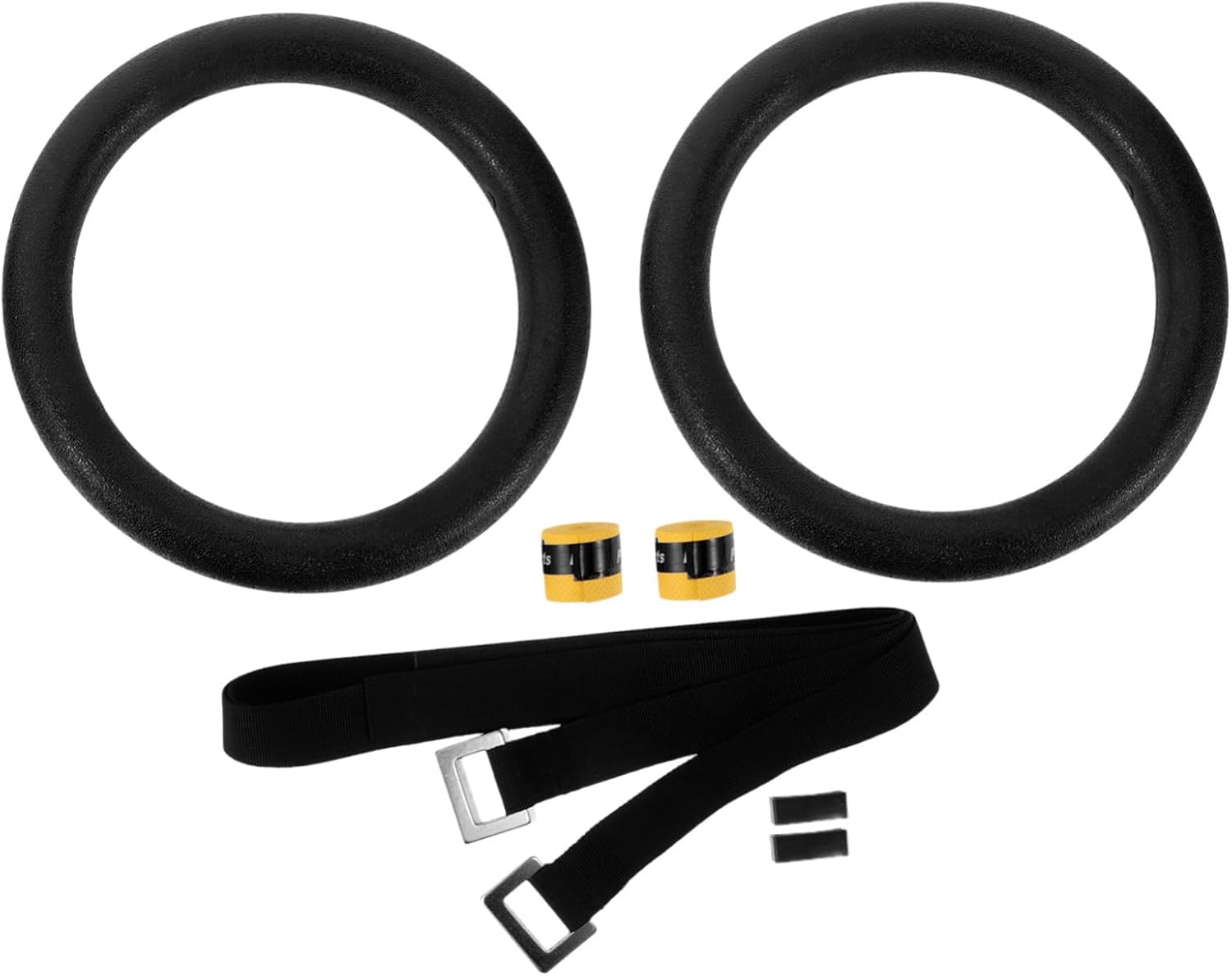 BESPORTBLE 1Pair Gymnastic Rings for Indoor Exercise of Workout Rings with Straps Versatile Home Gym Equipment for Pull Ups Fitness Routines