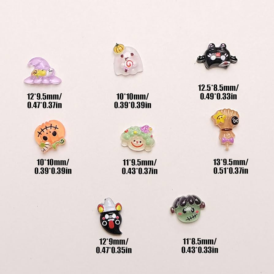 カボチャ*ネイルパーツ*ハロウィン* Amazon.co.jp: ネイルパーツ ハロウィン 40個セット 3D 立体