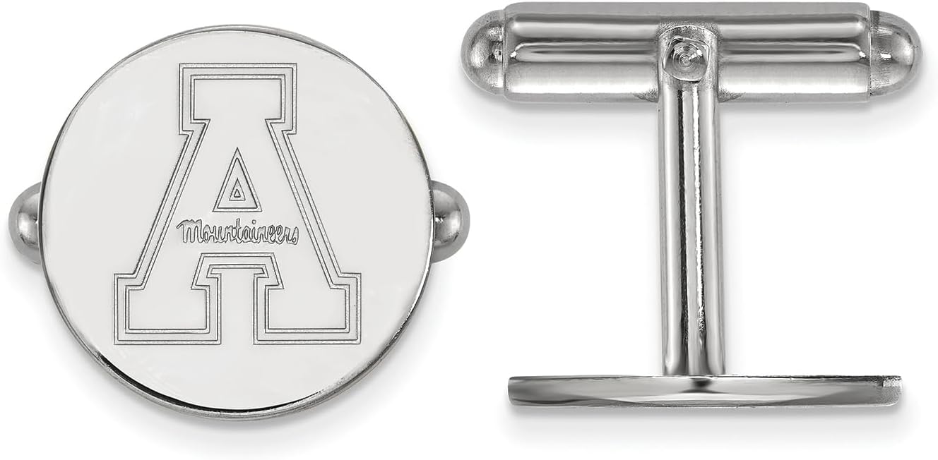 Appalachian State Cuff Links (Sterling Sliver)