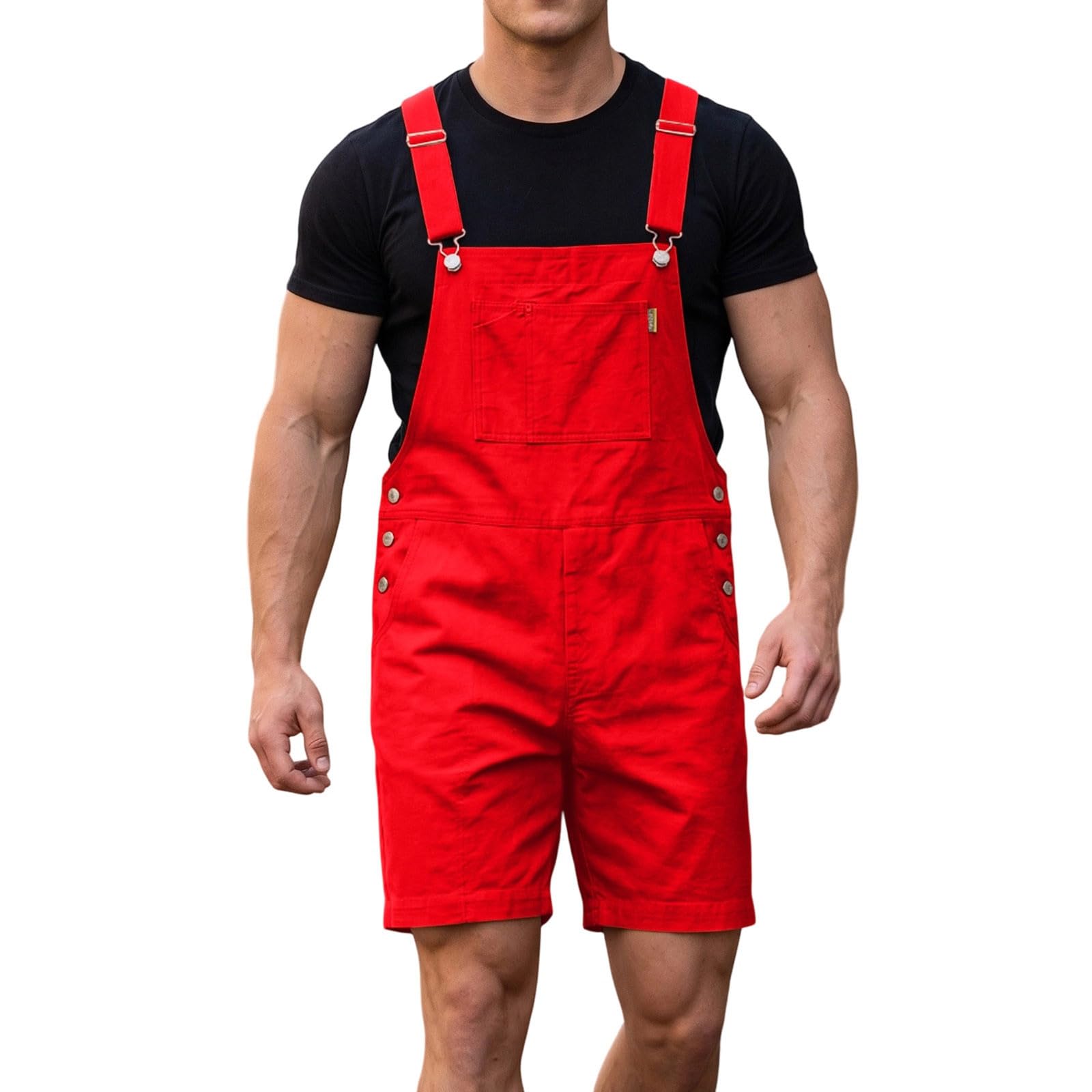 Mono de verano con estampado gráfico y shorts de tirantes informales para hombre, vacaciones de verano patrióticas, playa, festivales y tiempo libre