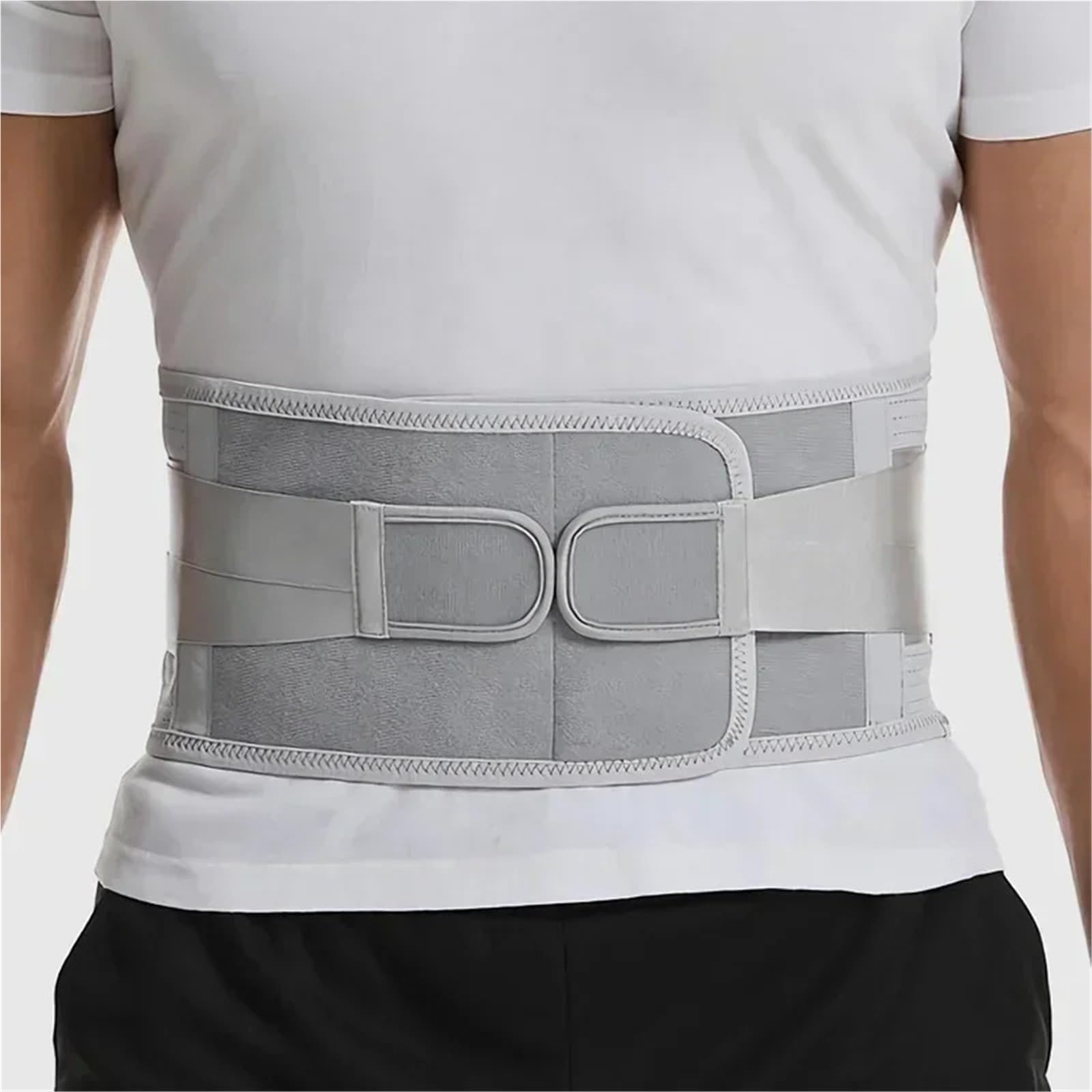 Faja de soporte para la espalda Faja lumbar for dolor con almohadilla extraíble, cinturón de soporte for hombres y mujeres(L)
