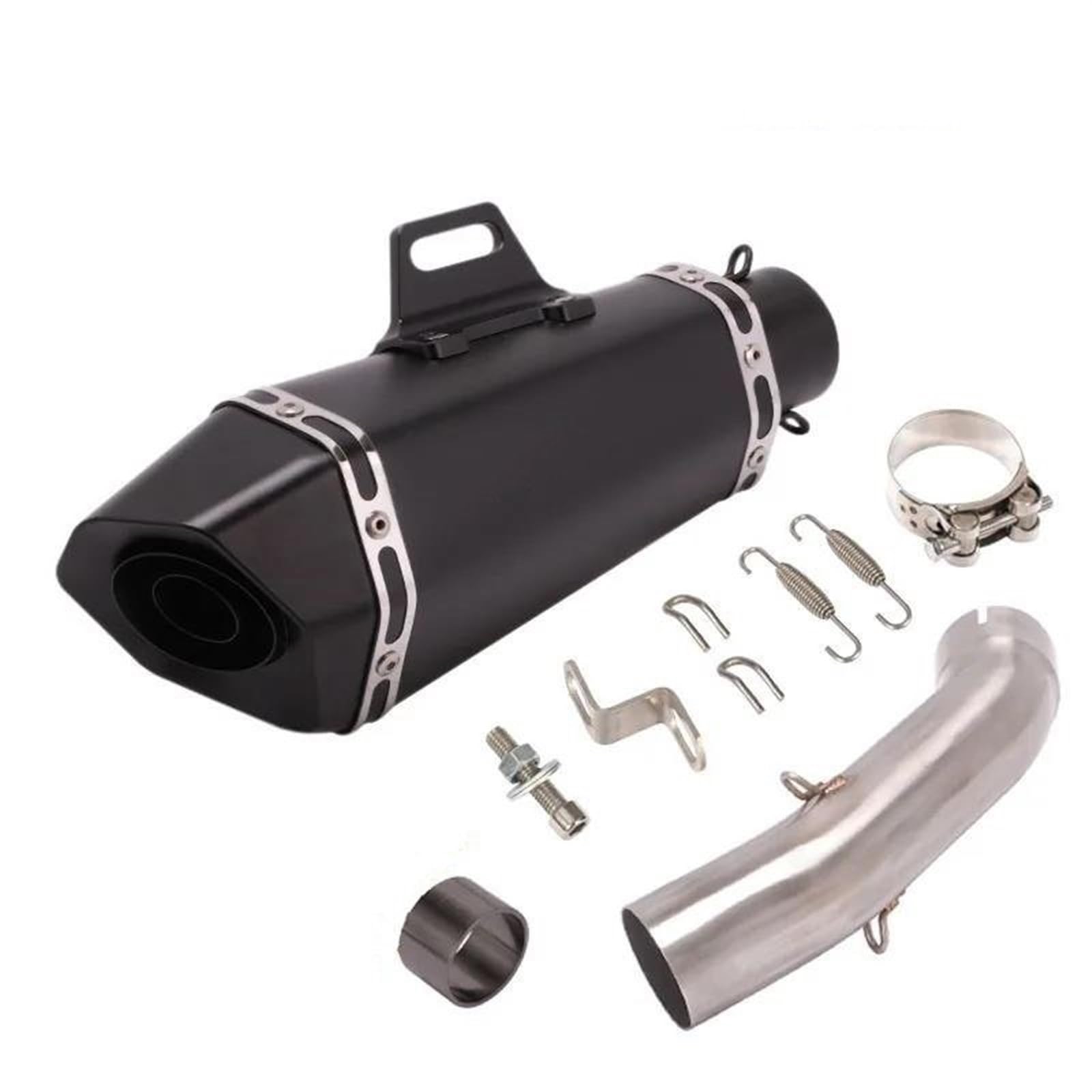 Marmitta Silenziatore Per DUKE 125 250 390 ADV Adventure 2020 2021 Moto Scarico Centrale Collegamento Silenziatore Tubo Modificare Tubo Di Scarico Moto(D)