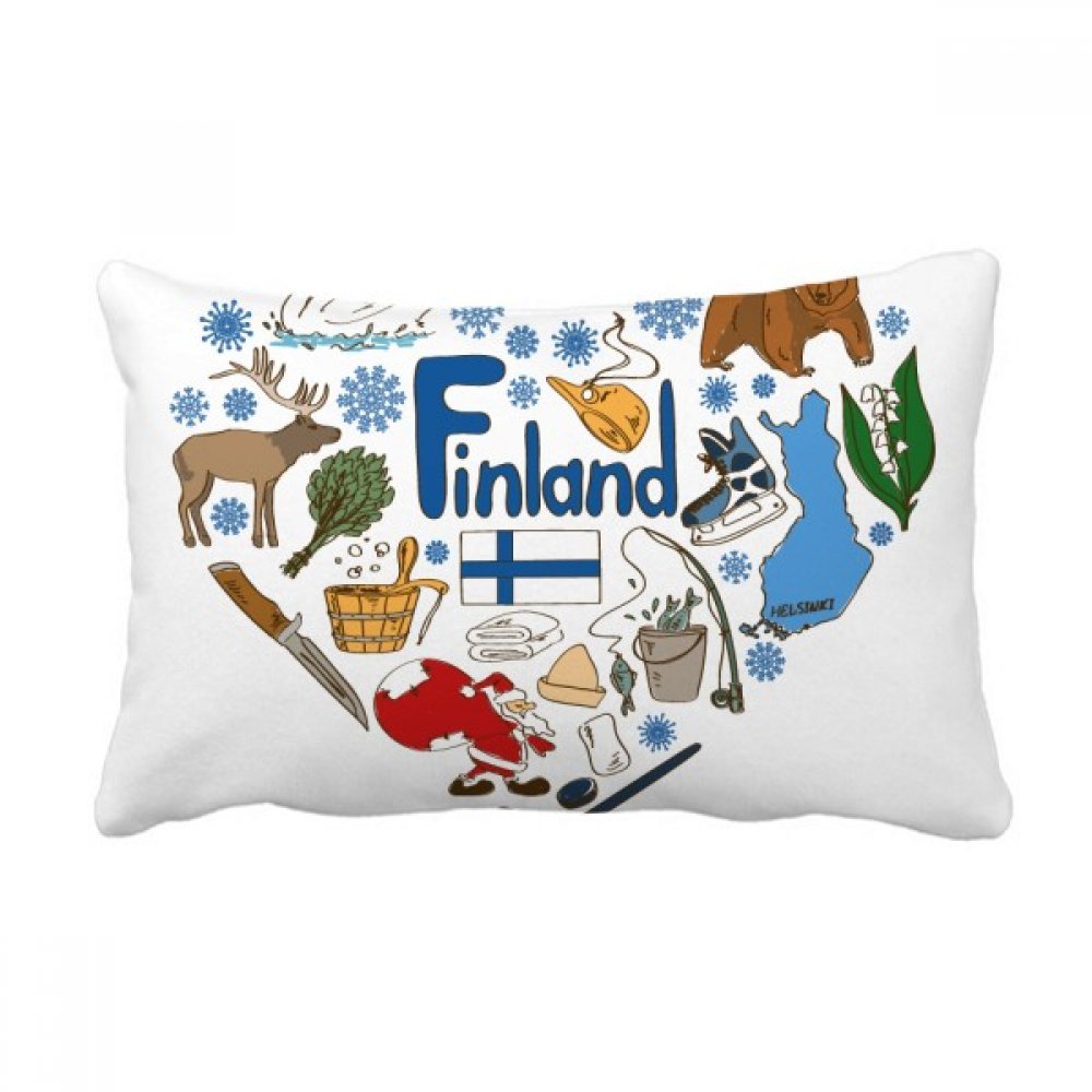 Oreiller de decoration Finlande love heart une idee de cadeau originale pour la maison