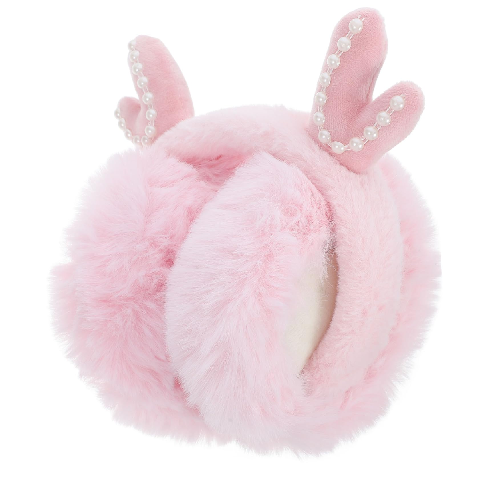 OATIPHO Cute Plush Ear Muffs for Women Thick Faux Fur Winter Ear Warmers Soft and Elastic Design for Maximum Warmth Comfortable Fit for Outdoor Activities for Cold Weather