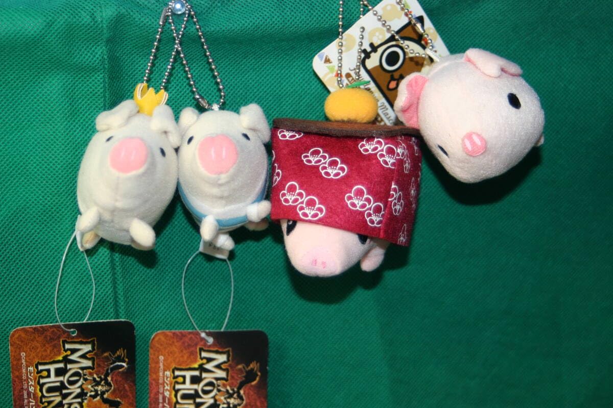 モンハン AIROU アイルー キティ プーギー マスコット カプコン Amazon.co.jp: モンスターハンター プーギー マスコットぬいぐるみ 4種