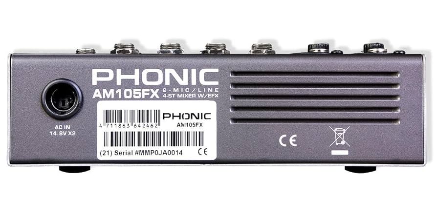 PHONIC フォニック AM105 Amazon | PHONIC フォニック AM105FX / Mixer (ミキサー